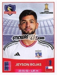 Sticker Jeyson Rojas - Conmebol Copa Libertadores 2023
 - Panini