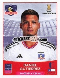Sticker Daniel Gutiérrez - Conmebol Copa Libertadores 2023
 - Panini