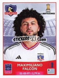 Sticker Maximiliano Falcón - Conmebol Copa Libertadores 2023
 - Panini