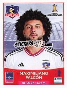 Figurina Maximiliano Falcón - Conmebol Copa Libertadores 2023
 - Panini