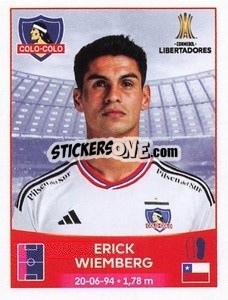 Sticker Erick Wiemberg - Conmebol Copa Libertadores 2023
 - Panini