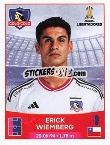Sticker Erick Wiemberg - Conmebol Copa Libertadores 2023 n. 364 - Panini