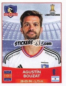 Sticker Agustín Bouzat - Conmebol Copa Libertadores 2023 n. 366 - Panini