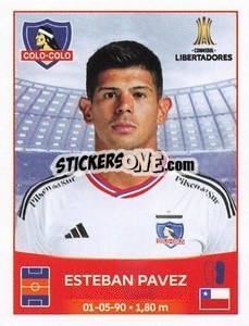 Sticker Esteban Pavez - Conmebol Copa Libertadores 2023
 - Panini