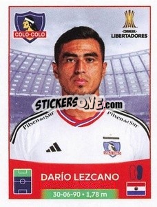 Sticker Dario Lezcano - Conmebol Copa Libertadores 2023
 - Panini