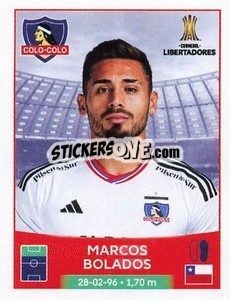 Sticker Marcos Bolados - Conmebol Copa Libertadores 2023
 - Panini