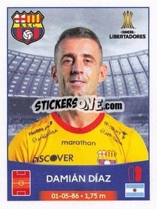 Sticker Damián Díaz - Conmebol Copa Libertadores 2023 n. 146 - Panini