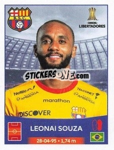 Sticker Leonai Souza - Conmebol Copa Libertadores 2023
 - Panini