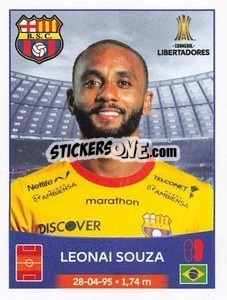 Sticker Leonai Souza - Conmebol Copa Libertadores 2023 n. 148 - Panini