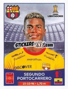 Sticker Segundo Portocarrero - Conmebol Copa Libertadores 2023
 - Panini