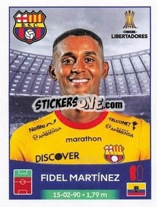 Cromo Fidel Martínez - Conmebol Copa Libertadores 2023 n. 151 - Panini