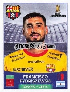 Sticker Francisco Fydriszewski - Conmebol Copa Libertadores 2023 n. 152 - Panini