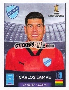 Sticker Carlos Lampe - Conmebol Copa Libertadores 2023 n. 155 - Panini