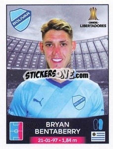 Sticker Bryan Bentaberry - Conmebol Copa Libertadores 2023 n. 156 - Panini