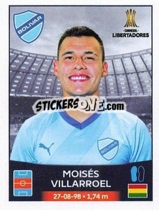 Sticker Moisés Villarroel - Conmebol Copa Libertadores 2023 n. 165 - Panini