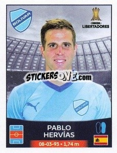 Cromo Pablo Hervías - Conmebol Copa Libertadores 2023 n. 166 - Panini