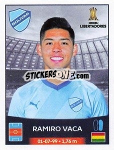 Figurina Ramiro Vaca - Conmebol Copa Libertadores 2023 n. 167 - Panini