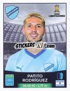 Sticker Pato Rodríguez - Conmebol Copa Libertadores 2023
 - Panini