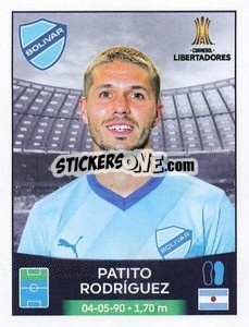 Sticker Pato Rodríguez - Conmebol Copa Libertadores 2023 n. 169 - Panini
