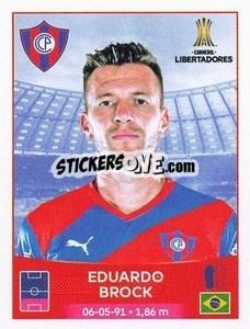 Sticker Eduardo Brock - Conmebol Copa Libertadores 2023
 - Panini