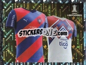 Sticker Cerro Porteno Jersey 1 and 2 - Conmebol Copa Libertadores 2023 n. 178 - Panini