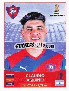 Sticker Claudio Aquino - Conmebol Copa Libertadores 2023
 - Panini