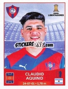 Cromo Claudio Aquino - Conmebol Copa Libertadores 2023 n. 179 - Panini