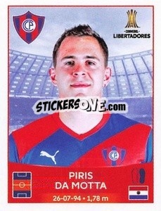 Sticker Piris da Motta - Conmebol Copa Libertadores 2023 n. 181 - Panini