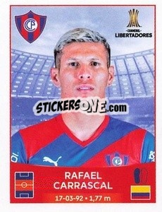 Sticker Rafael Carrascal - Conmebol Copa Libertadores 2023 n. 182 - Panini
