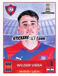 Figurina Wilder Viera - Conmebol Copa Libertadores 2023
 - Panini