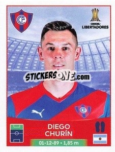 Sticker Diego Churin - Conmebol Copa Libertadores 2023
 - Panini