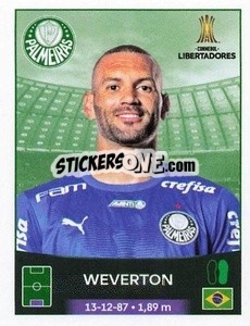 Sticker Weverton - Conmebol Copa Libertadores 2023
 - Panini