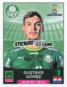Sticker Gustavo Gómez - Conmebol Copa Libertadores 2023 n. 192 - Panini