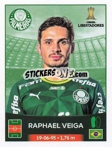 Sticker Raphael Veiga - Conmebol Copa Libertadores 2023
 - Panini