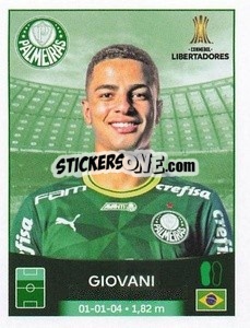 Sticker Giovani - Conmebol Copa Libertadores 2023
 - Panini
