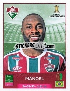 Sticker Manoel - Conmebol Copa Libertadores 2023 n. 209 - Panini