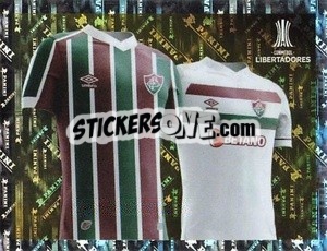 Sticker Fluminense Jersey 1 and 2 - Conmebol Copa Libertadores 2023
 - Panini