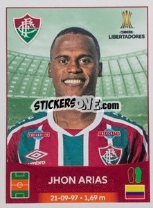 Sticker Jhon Arias - Conmebol Copa Libertadores 2023
 - Panini