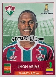 Figurina Jhon Arias - Conmebol Copa Libertadores 2023
 - Panini