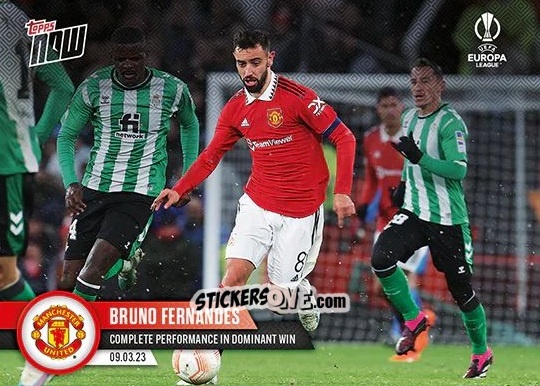 Sticker Bruno Fernandes - Now UEFA Europa League & UEFA Europa Conference League 2022-2023
 n. 33 - Topps
