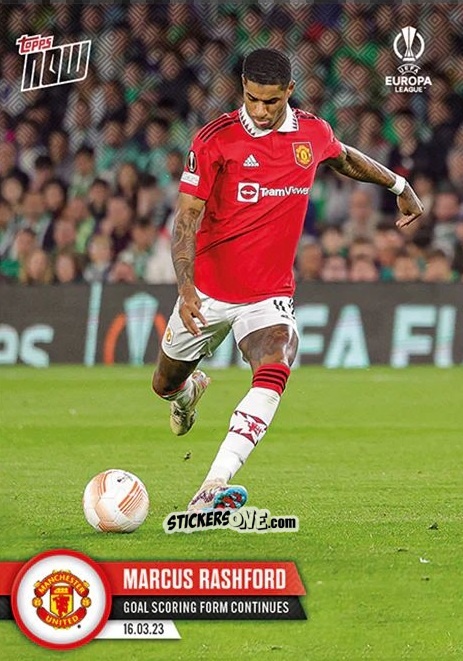Sticker Marcus Rashford - Now UEFA Europa League & UEFA Europa Conference League 2022-2023
 n. 36 - Topps