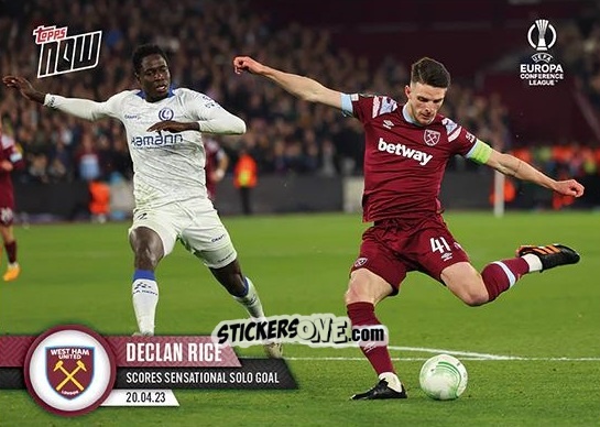 Sticker Declan Rice - Now UEFA Europa League & UEFA Europa Conference League 2022-2023
 n. 41 - Topps