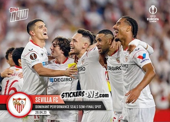 Sticker Sevilla FC - Now UEFA Europa League & UEFA Europa Conference League 2022-2023
 n. 43 - Topps