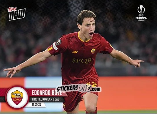 Sticker Edoardo Bove - Now UEFA Europa League & UEFA Europa Conference League 2022-2023
 n. 45 - Topps
