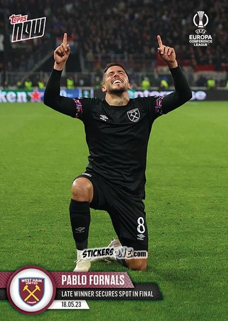 Sticker Pablo Fornals - Now UEFA Europa League & UEFA Europa Conference League 2022-2023
 n. 49 - Topps