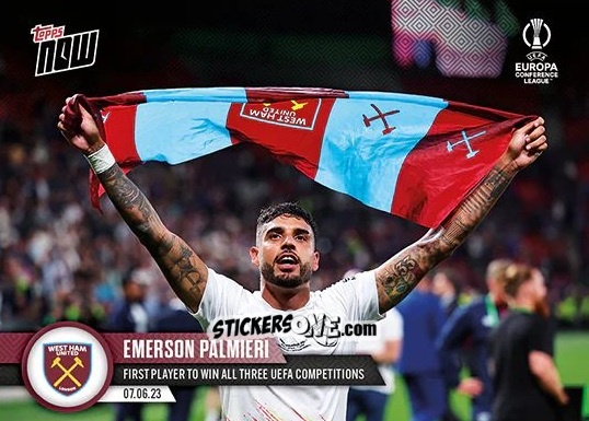 Sticker Emerson Palmieri - Now UEFA Europa League & UEFA Europa Conference League 2022-2023
 n. 58 - Topps