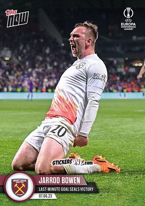 Sticker Jarrod Bowen - Now UEFA Europa League & UEFA Europa Conference League 2022-2023
 n. 59 - Topps
