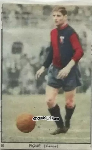 Cromo Luciano Pique - I Calciatori di Serie A 1959-1960 Album N.1
 n. 80 - S.E.S.S.
