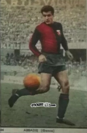 Sticker Giulio Cesare Abbadie - I Calciatori di Serie A 1959-1960 Album N.1
 n. 84 - S.E.S.S.
