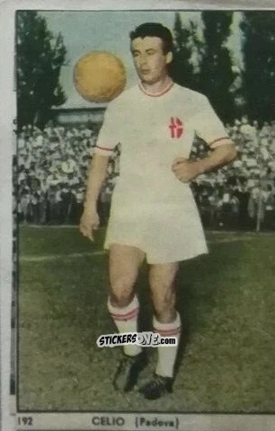 Sticker Celestino Celio - I Calciatori di Serie A 1959-1960 Album N.1
 n. 192 - S.E.S.S.
